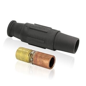 Leviton 23L25-SE Connectors, 23 Series Female Plug, 350-500, Black