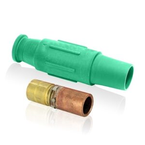 Leviton 23L25-SG 23 Series Female Plug, 350-500 MCM, Green