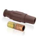 Leviton 23L25-SH 23 Series Female Plug, 350-500, Brown