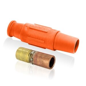 Leviton 23L25-SO 23 Series Female Plug, 350-500 MCM, Orange