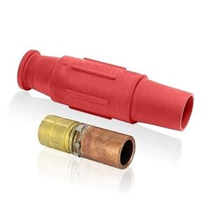 Leviton 23L25-SR 23 Series Female Plug, 350-500, Red