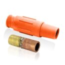 Leviton 23L26-SO 23 Series Female Plug, 500-750 MCM, Orange
