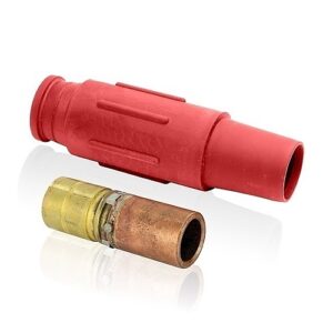 Leviton 23L26-SR Connectors, 23 Series Female Plug 500-750, Red