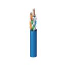 Belden 2413 003Z1000 CAT6 Plus Plenum Cable, 23/4 Solid BC, Unshielded, UTP, CMP, FT6, 1000' (304.8m), Orange