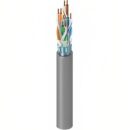 Belden 2413F 008Z1000 CAT6 Plus Plenum Cable, 23/4 Solid BC, Foil Shielded, UTP, CMP, FT6, 1000' (304.8m), Gray