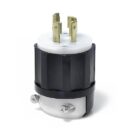 Leviton 2441 Locking Plug, 20A, 120/208V, 4-Pole, 4-Wire, L18-20P Configuration