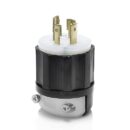 Leviton 2451 Connectors, EB Plug Lock 4PO 4WI P19-20P, 20A 277/480V