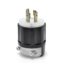 Leviton 2461 Connectors, EB Plug Lock 4PO 4WI L20-20P, 20A 347/600V
