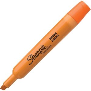 Sharpie 25006 Tank Highlighter, Chisel Tip, Orange, 12-Pack