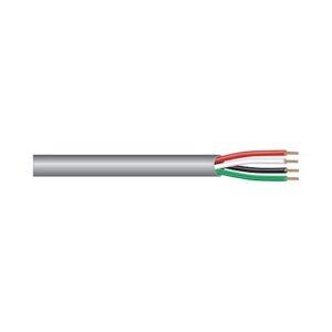 West Penn 25240BGY0500 4/22 Solid Bare Unshielded Plenum Rated Cable