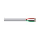 West Penn 25240B 22/4 Unshielded Plenum Cable, 1000' (304.8m), Gray