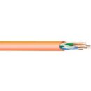 West Penn 254245EZVT1000 CAT5e Plenum Cable, 22/4 Solid BC, Unshielded, UTP, CMP, 1000' (304.8m) Reel, Violet
