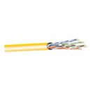 West Penn 254246EZBL1000 CAT6 Plenum Cable, 23/4 Solid BC, Unshielded, UTP, CPM, LP, 1000' (304.8m) Reel, Blue