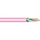 West Penn 254246EZGN1000 CAT6 Plenum Cable, 23/4 Solid BC, Unshielded, UTP, CPM, LP, 1000' (304.8m) Reel, Green