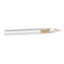 West Penn 25806IV1000 18/1 RG/6 Coax Video Cable, Solid, Plenum, 1000', Ivory