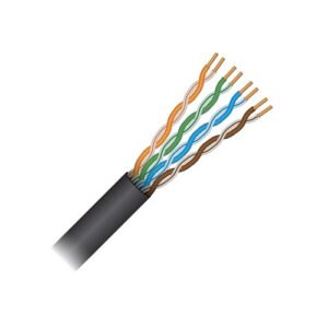 Paige 258331804 GameChanger CAT6 OSP Cable, 22/4 Solid BC, Black