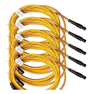 Paige 259031607 Perimaguard Asset Protection Cable, 15', Yellow. 5-Pack