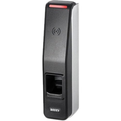 HID 25BNKS-10-000000 HID 25BNKS Signo 25B Biometric Reader, Pigtail, Supports High Frequency Credentials, HID Mobile Access Mobile IDs with NFC and Bluetooth Smart, Black with Silver Trim