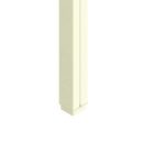 Wiremold 25DTC-415 25DTC Series 15' Blank Pole, Gray