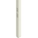 Wiremold 25DTP-412 Tele-Power Steel Power Poles with Duplex Receptacles, 12', Ivory