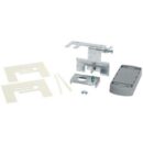 Wiremold 25DTP-412 Tele-Power Steel Power Poles with Duplex Receptacles, 12', Ivory