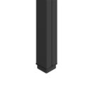 Wiremold 25DTP-415BK 2-Compartment Tele-Power Pole, Nominal Material Thickness .040" (0.8mm), Factory Wired with Fed-spec General Grade 20A, 125V Duplex Style Receptacles