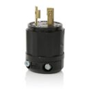 Leviton 2611-PLB Connectors, EB Plug Lock Lite 2PO 3WI L5-30P 30A125V
