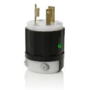 Leviton 2611-PLC Connectors, EB Plug Lock Lite 2PO 3WI L5-30P, 30A 125V