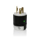 Leviton 2621-PLC Connectors, EB Plug Lock Lite 2PO 3WI L6-30P, 30A 250V