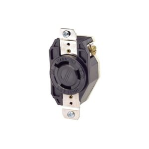 Leviton 2650 Turnlok GCM Plug, 3-Wire, 15A, 250V