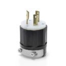 Leviton 2661 Connectors, EB Plug Lock 3PO 3WI L10-30P, 30A 125/250V