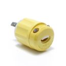 Leviton 26CM-21 Connectors, YL CORR RES PLUG 2PO3WI L6-30P 30A125V
