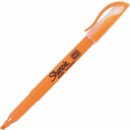 Sharpie 27006 Pocket Stick Highlighter, Chisel Tip, Fluorescent Orange, 12-Pack
