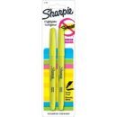 Sharpie 27162PP Pocket Highlighters, Chisel Tip, Fluorescent Yellow, 2-Pack