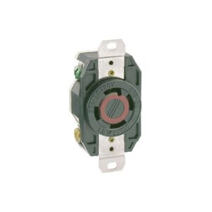 Leviton 2730 Receptacle Lock, -Pole, 4-Wire, 3-Phase, L16-30, 30A, 480V