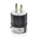 Leviton 2731 Plug, Locking, 2-Pole, 4-Wire, 3-Phase, L16-30P, 30A, 480V, Yellow