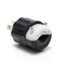Leviton 2741 Power Plug, L17-30P Plug, Black-White