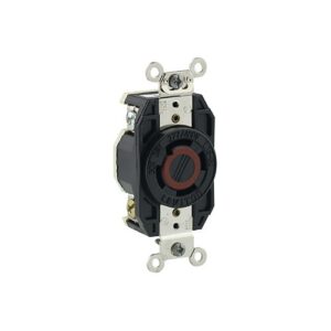 Leviton 2760 Receptacle Lock, 4-Pole, 4-Wire, 3-Phase, L19-30, 30A, 277/480V