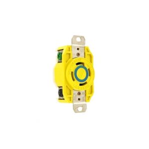 Leviton 27CM-20 Replacement Plug for Front Body, 5-Wire, 60A, 3-Phase, 120/208V