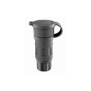 Leviton 27W76-B Wetguard Watertight Locking Plug, Black