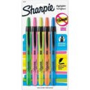 Sharpie 28175PP Retractable Highlighters, Chisel Tip, Assorted Colors, 5-Pack