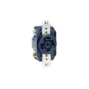Leviton 2830 Single Receptacle Lock, Grounded, 4-Pole, 5-Wire, 30A, 347/600V