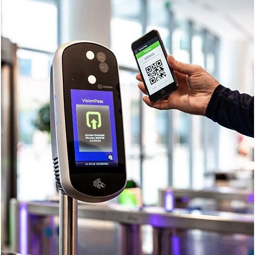 IDEMIA 293744604 VisionPass Reader MDPI Frictionless Facial Recognition, Mifare, Desfire, Prox, ICLASS