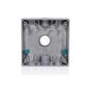 Leviton 2GM73-GY 2-Gang Weatherproof Box, Aluminum, Gray