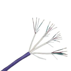 Paige 2S1680P6R1 18/4 Unshielded, 22/3 Shielded, 22/2 Unshielded, 22/4 Unshielded, Bulk Access Control Plenum Cable, Stranded BC, TYPE CL3P, CMP, 1000' (304.8m), Reel, Yellow