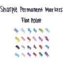 Sharpie 30004 Permanent Markers, Fine Point, Green