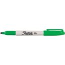 Sharpie 30034 Permanent Markers, Fine Point, Green, 12-Pack