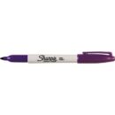 Sharpie 30038 Permanent Markers, Fine Point, Purple, 12-Pack