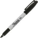 Sharpie 30051 Permanent Markers, Fine Point, Black, 12-Pack