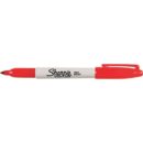 Sharpie 30052 Permanent Markers, Fine Point, Red, 12-Pack